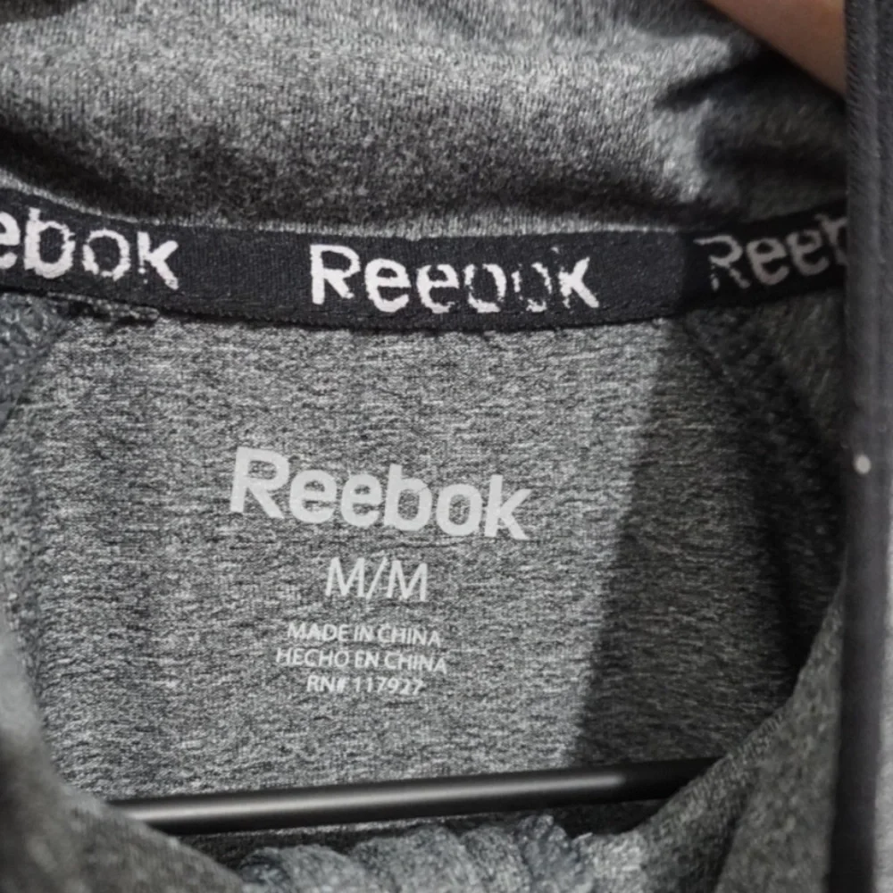 Reebok Gray Full Zip Lightweight Jacket Size‎ M